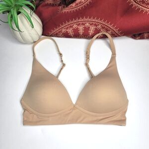 Gilligan & O'Malley Wire-free Bra Beige Size XS